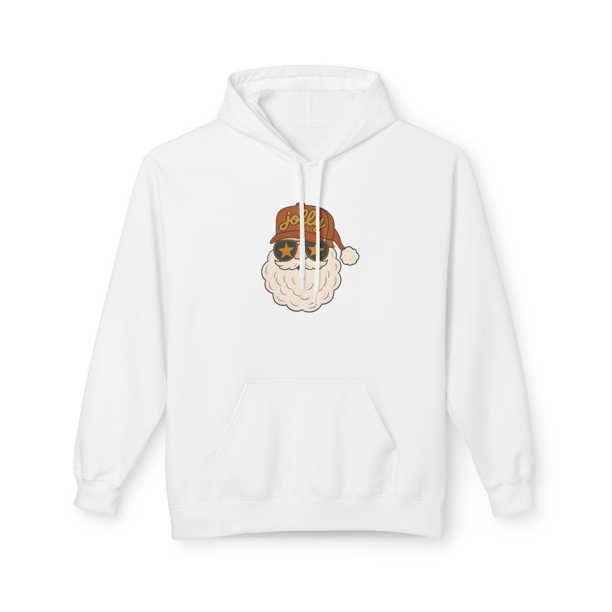 Jolly Santa Fleece Hoodie