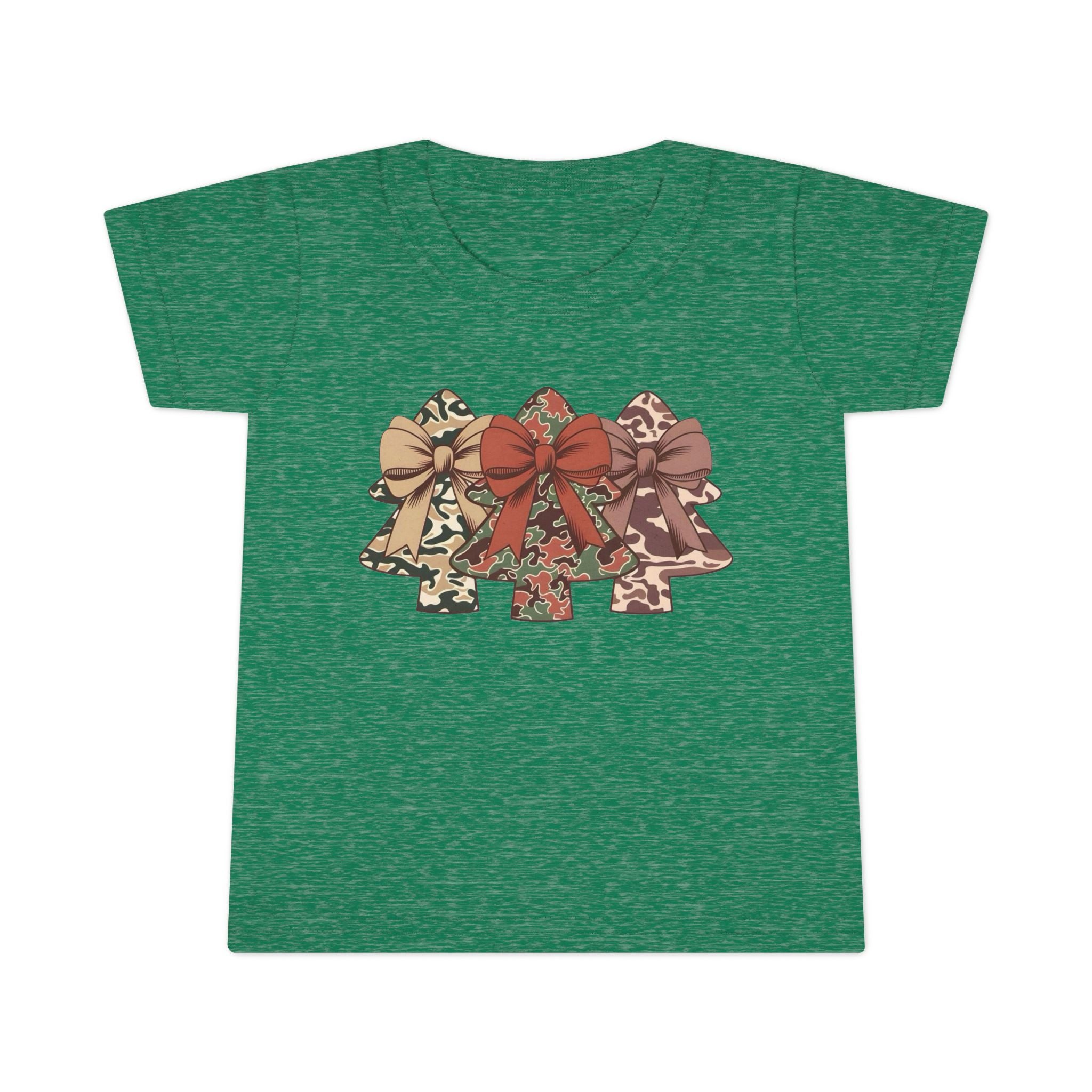 Camo Bow Trees Toddler T-Shirt