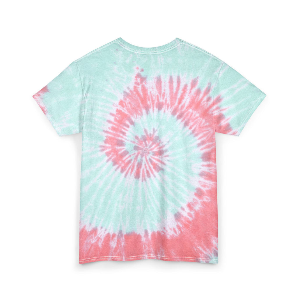 White Ribbon Support Tie-Dye Gildan unisex Tee