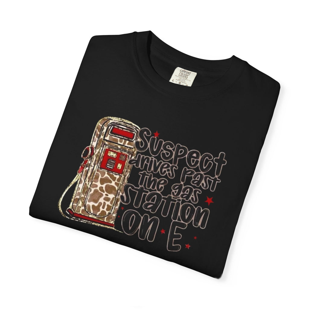 Suspect Drives on E Unisex T-Shirt