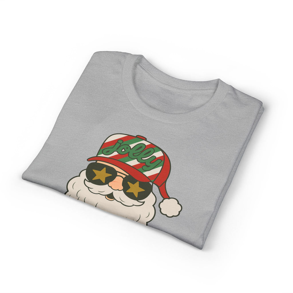 Striped Jolly Santa Gildan unisex T-Shirt
