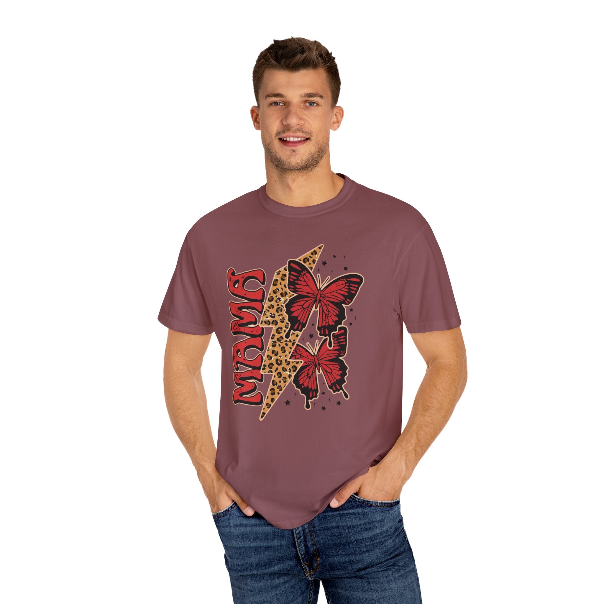 Cheetah Butterfly Mama Unisex T-Shirt