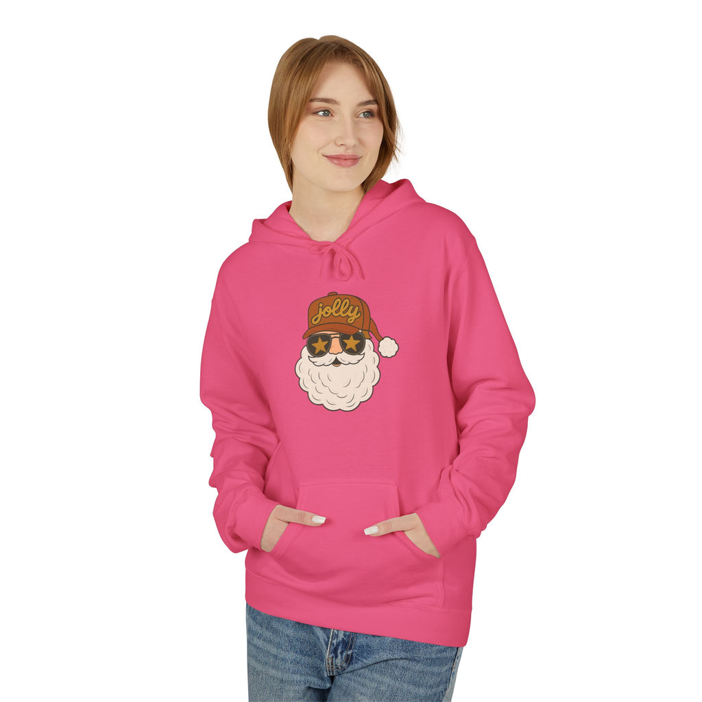 Jolly Santa Fleece Hoodie