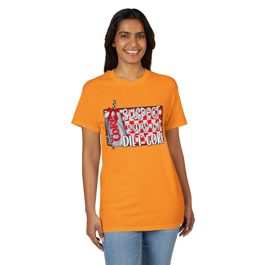 Suspects Runs on Diet Coke Gildan unisex T-Shirt
