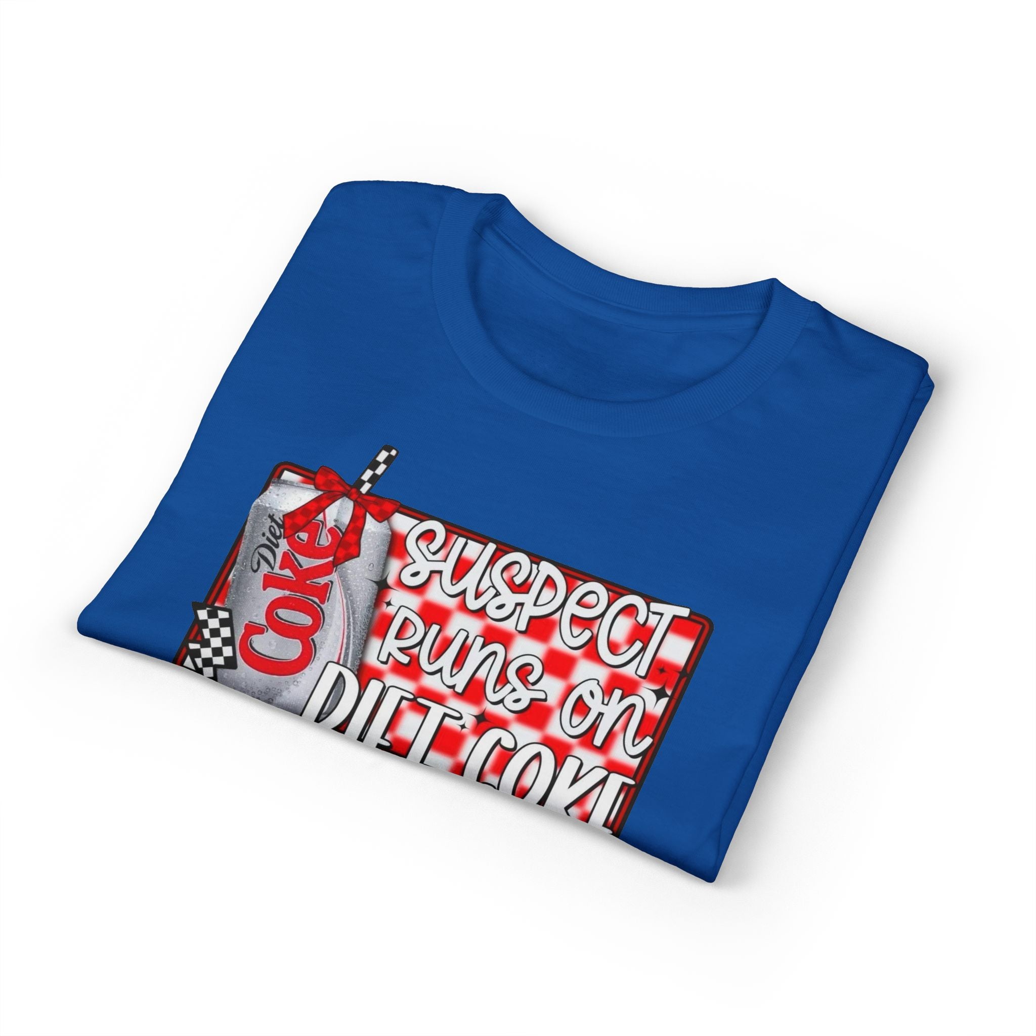 Suspects Runs on Diet Coke Gildan unisex T-Shirt