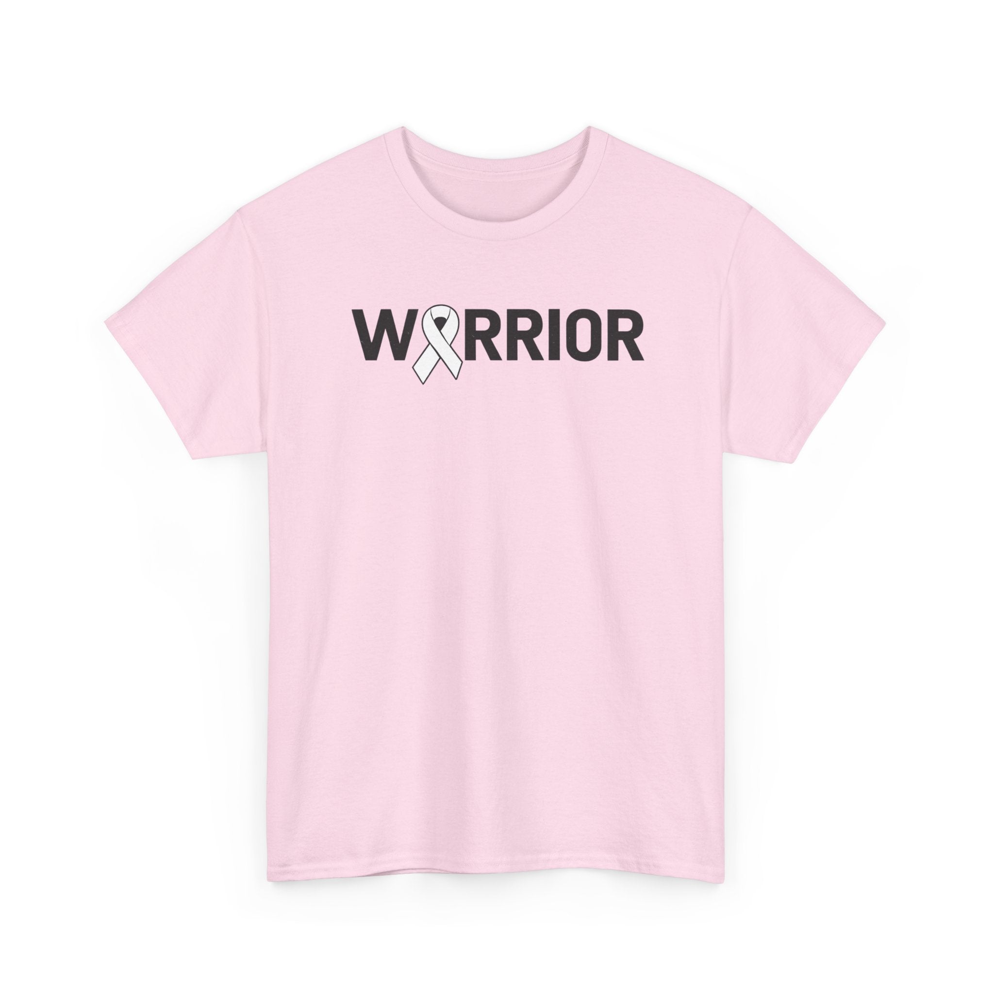 White Ribbon Warrior Unisex Gildan T-Shirt