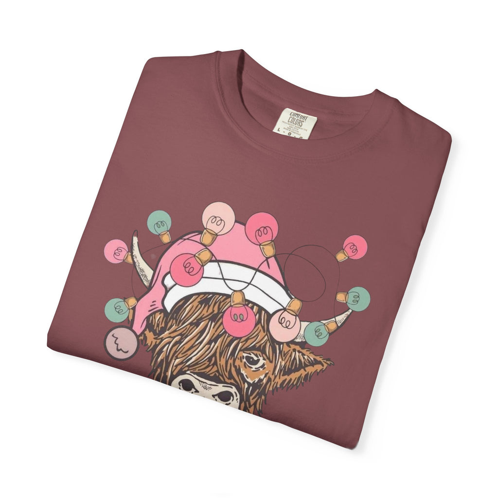 Christmas Cow Unisex T-Shirt