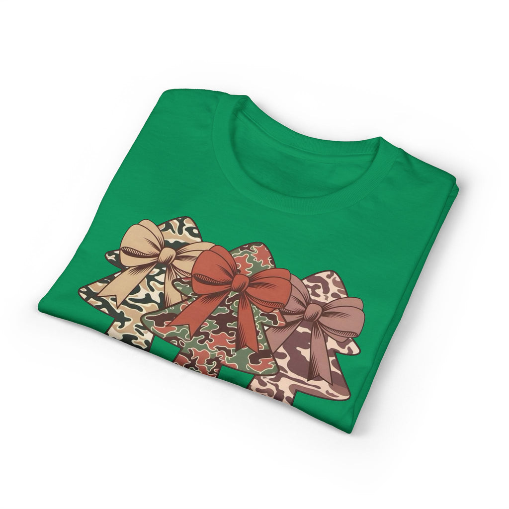 Camo Bow Trees Gildan unisex T-Shirt