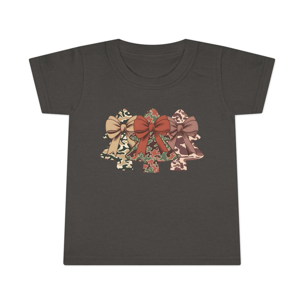 Camo Bow Trees Toddler T-Shirt