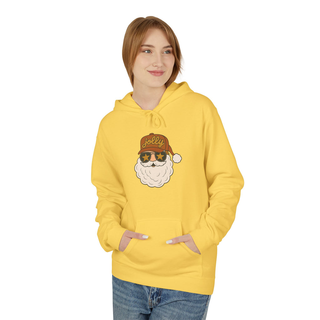 Jolly Santa Fleece Hoodie