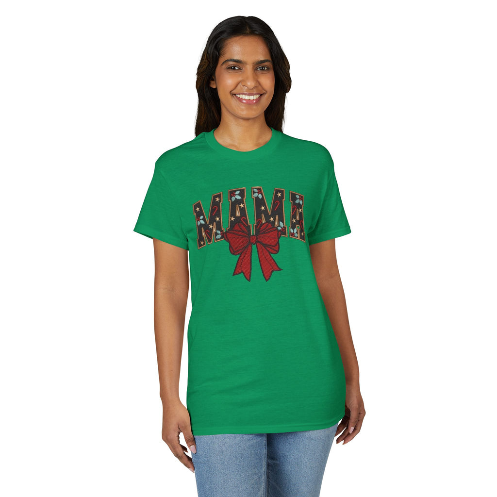 Festive Bow Mama Gildan unisex T-Shirt