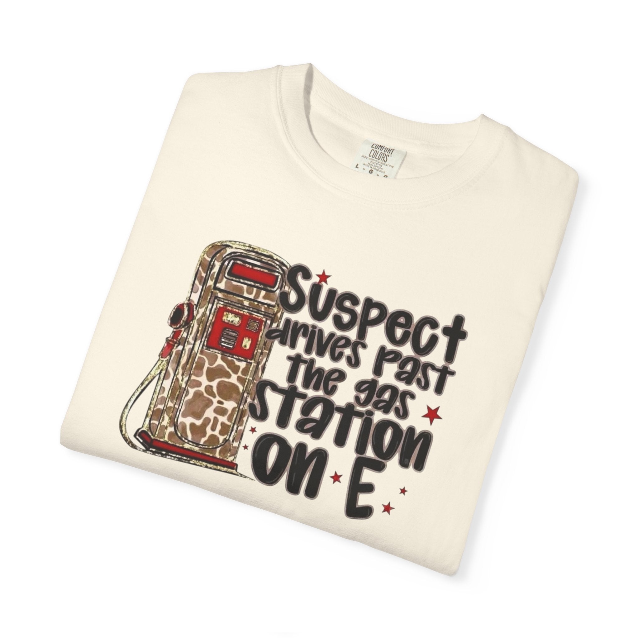 Suspect Drives on E Unisex T-Shirt