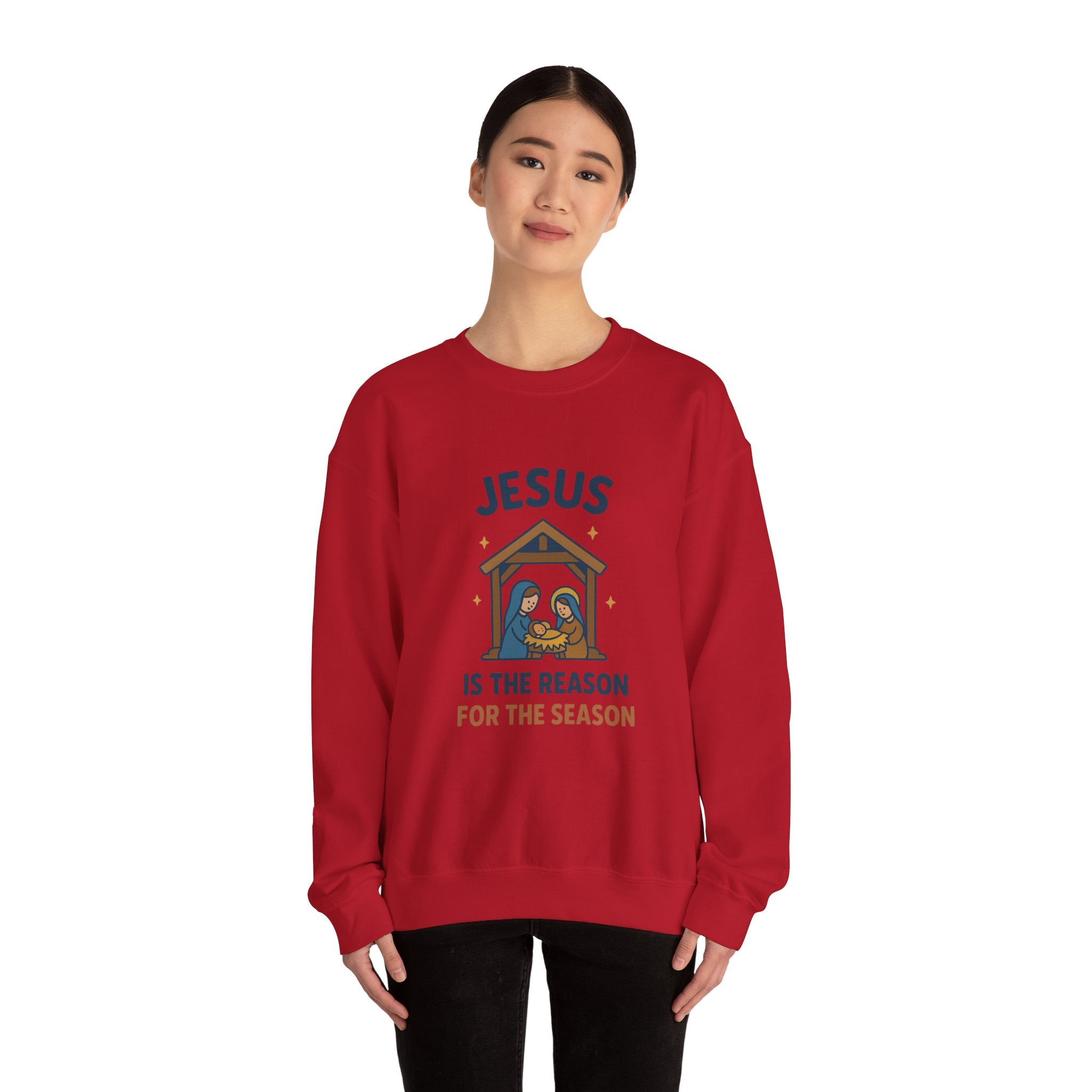 Christmas Sweatshirt - Jesus is the Reason for the Season