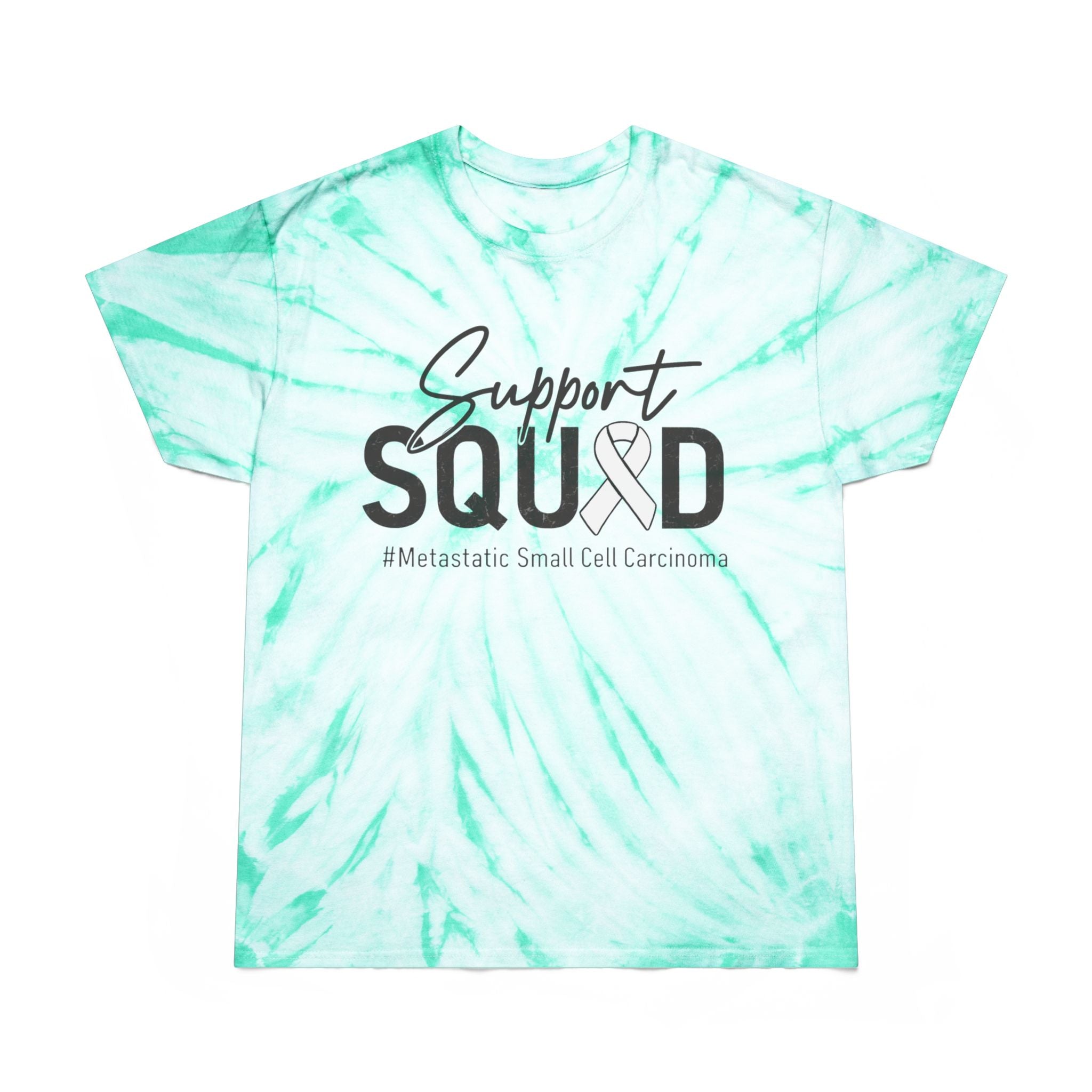 White Ribbon Support Tie-Dye Cyclone Tee
