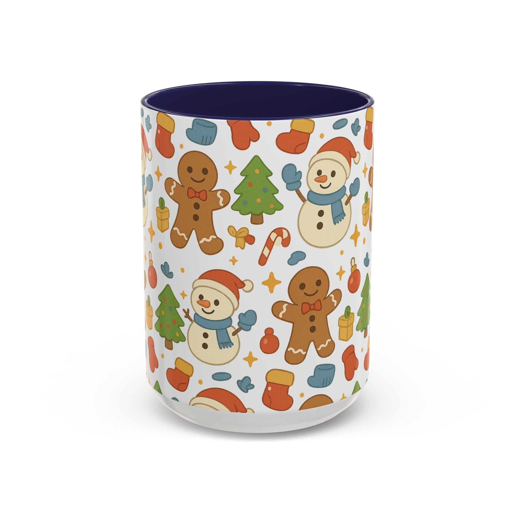 Cute Gingerbread/ Snowmen Christmas Mug