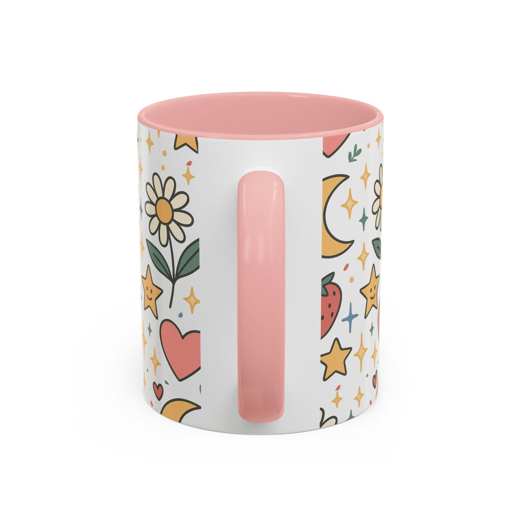 Cute Strawberries/ Flowers Mug