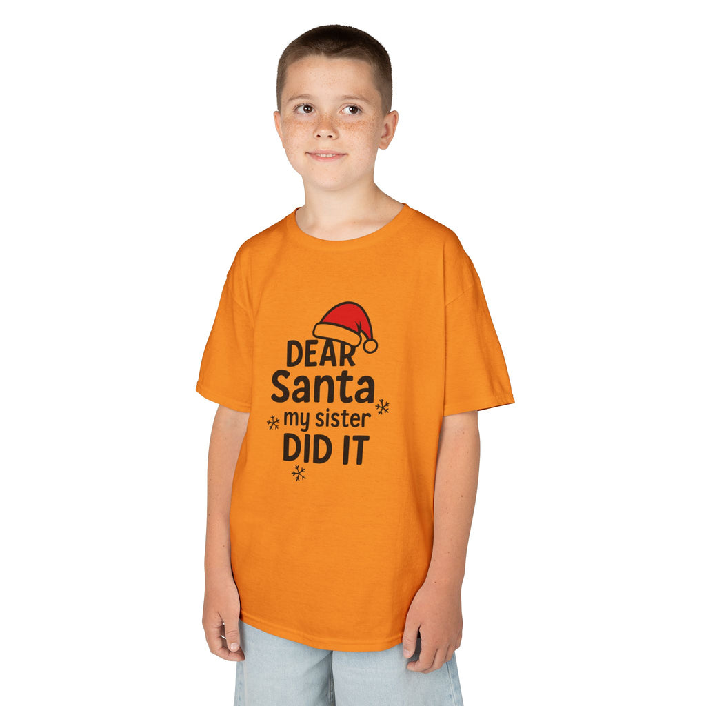 My Sister Did It Kids Tee