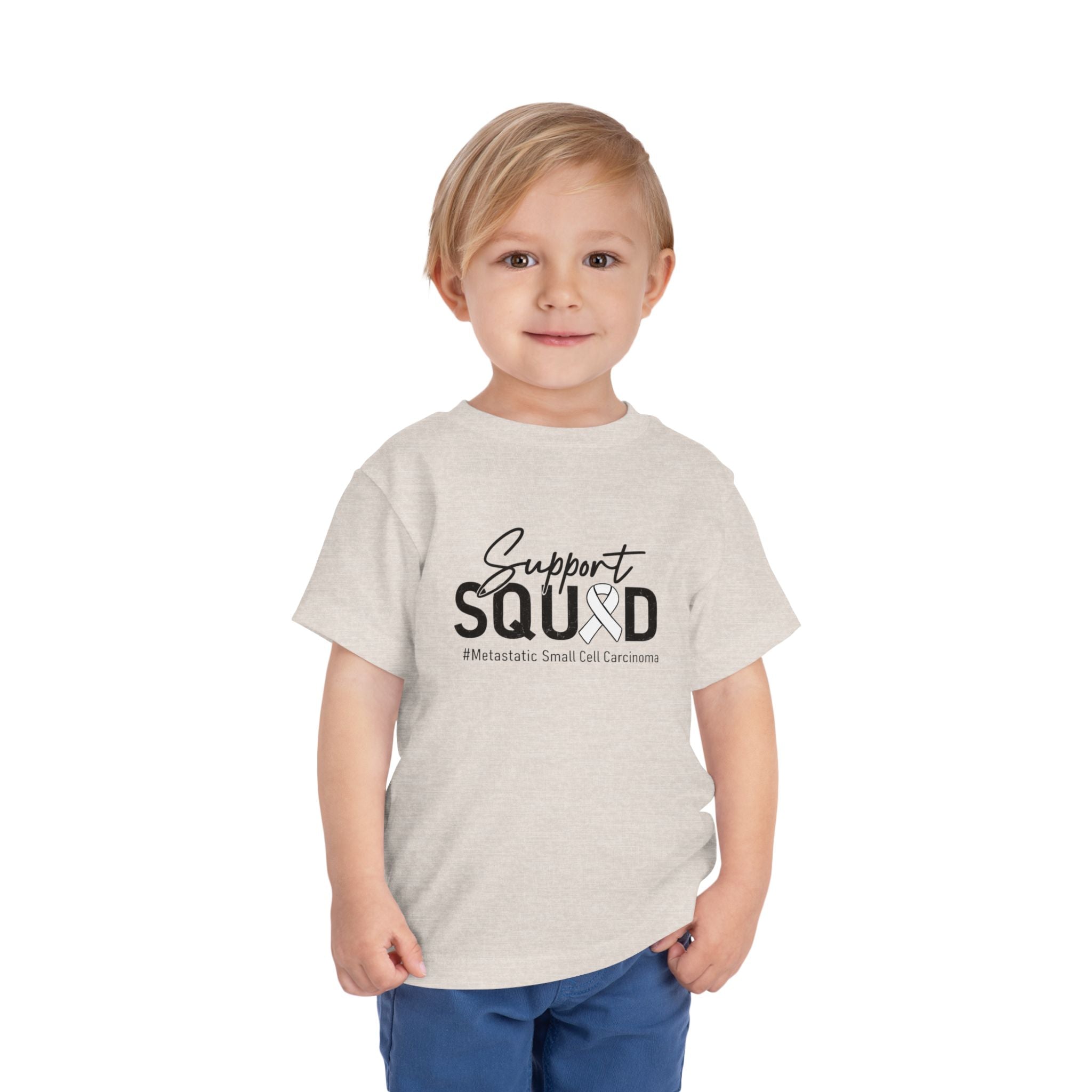 White Ribbon Support Toddler Tee