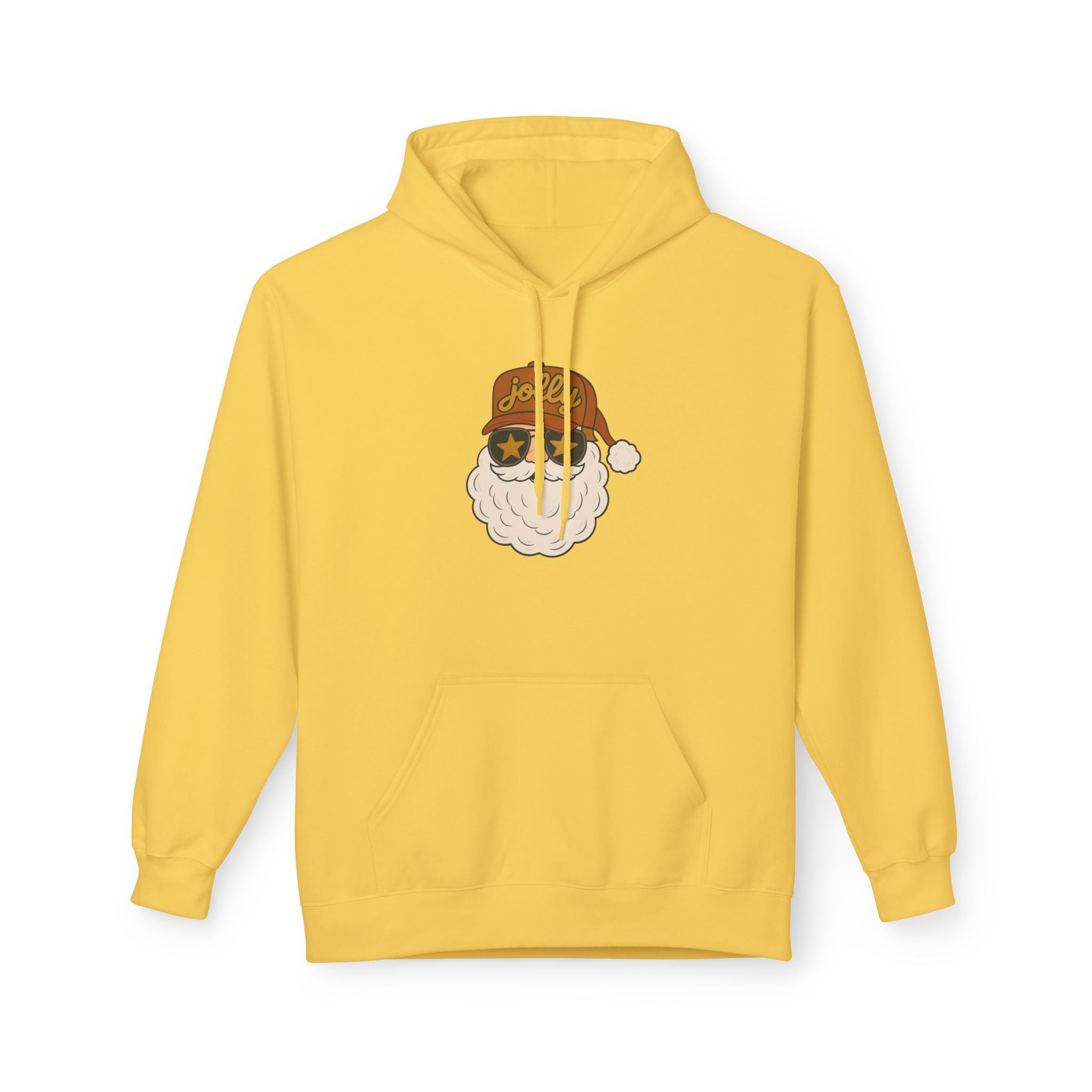 Jolly Santa Fleece Hoodie