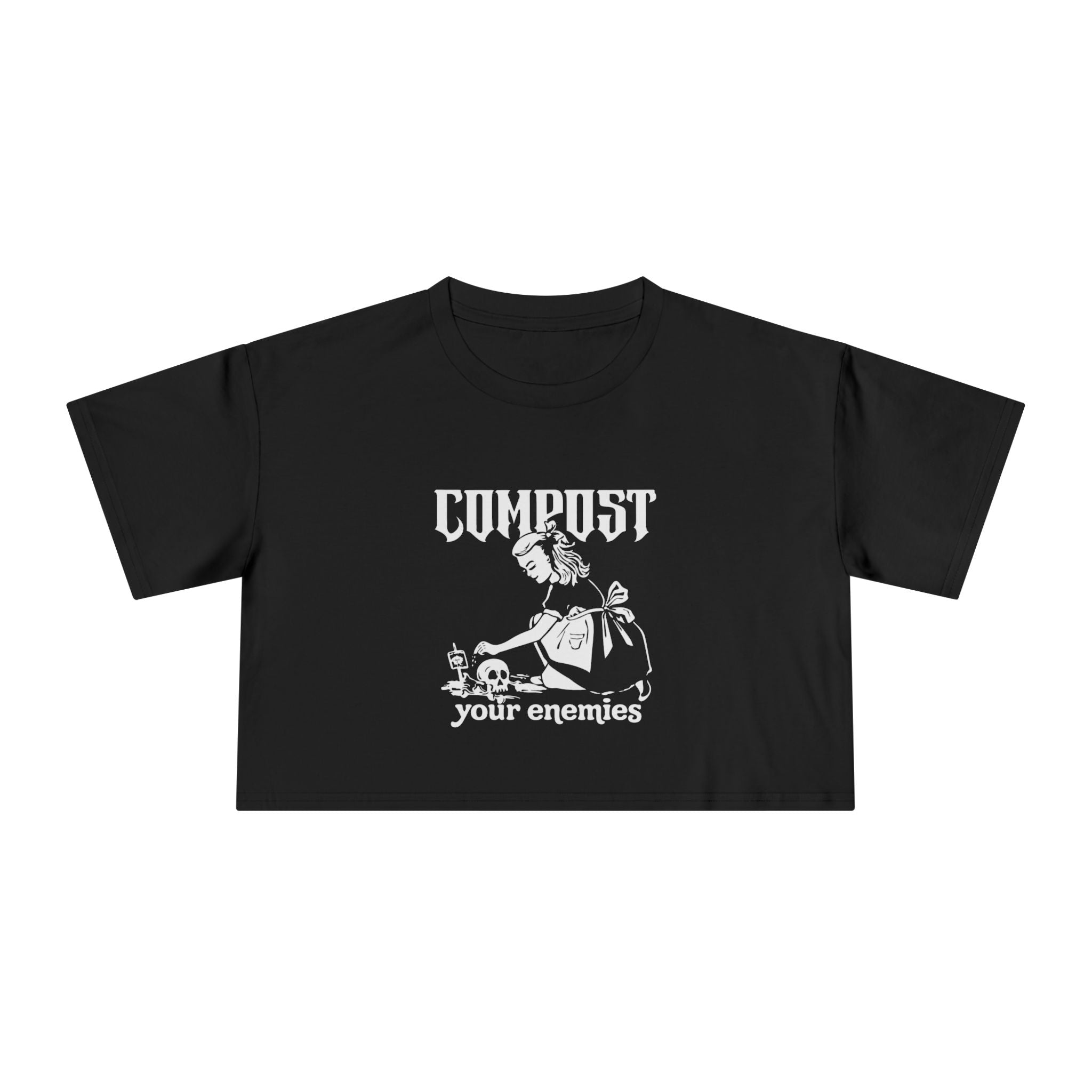Crop Tee – Compost Your Enemies