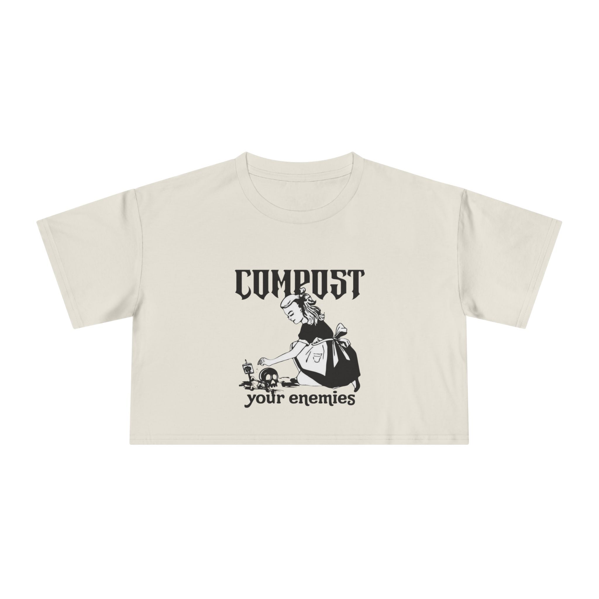 Crop Tee – Compost Your Enemies