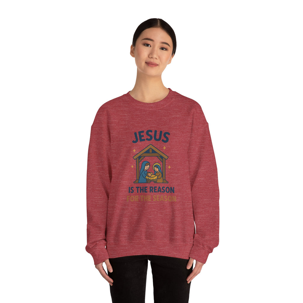 Christmas Sweatshirt - Jesus is the Reason for the Season
