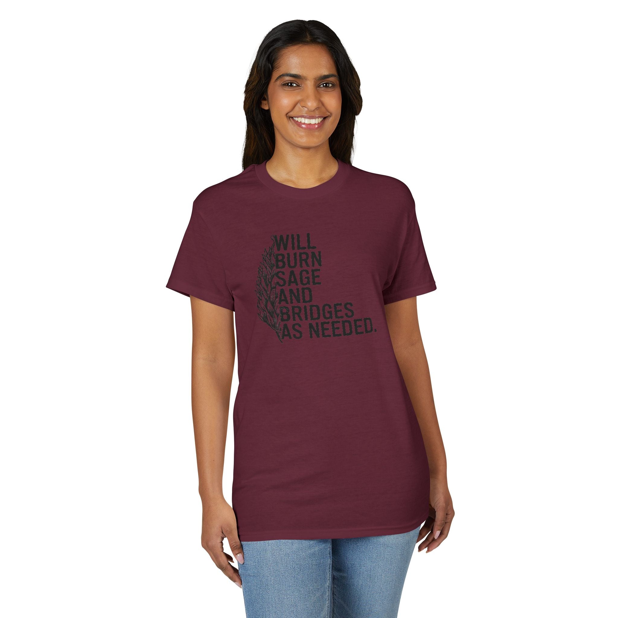 Burn Sage and Bridges Gildan unisex T-Shirt