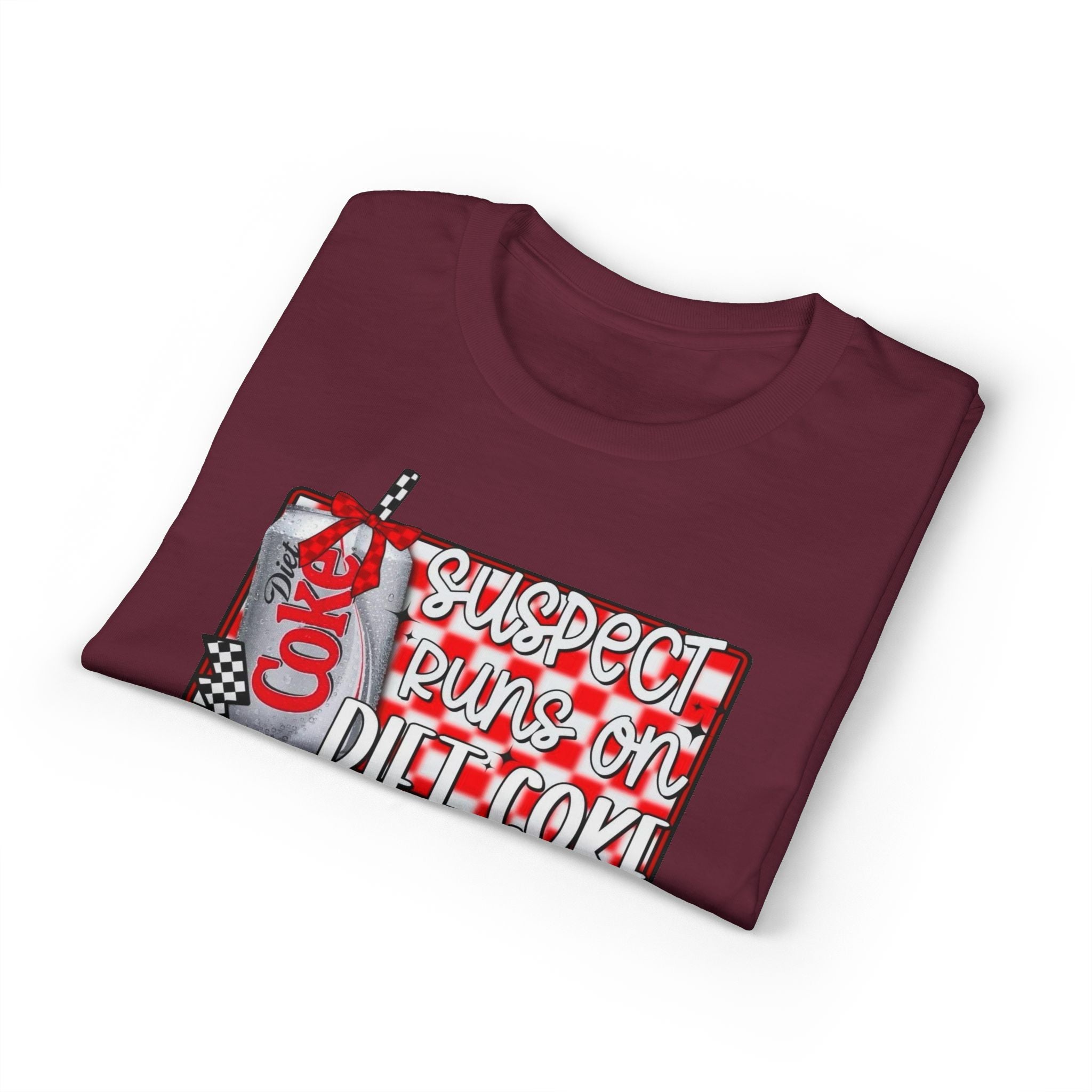 Suspects Runs on Diet Coke Gildan unisex T-Shirt