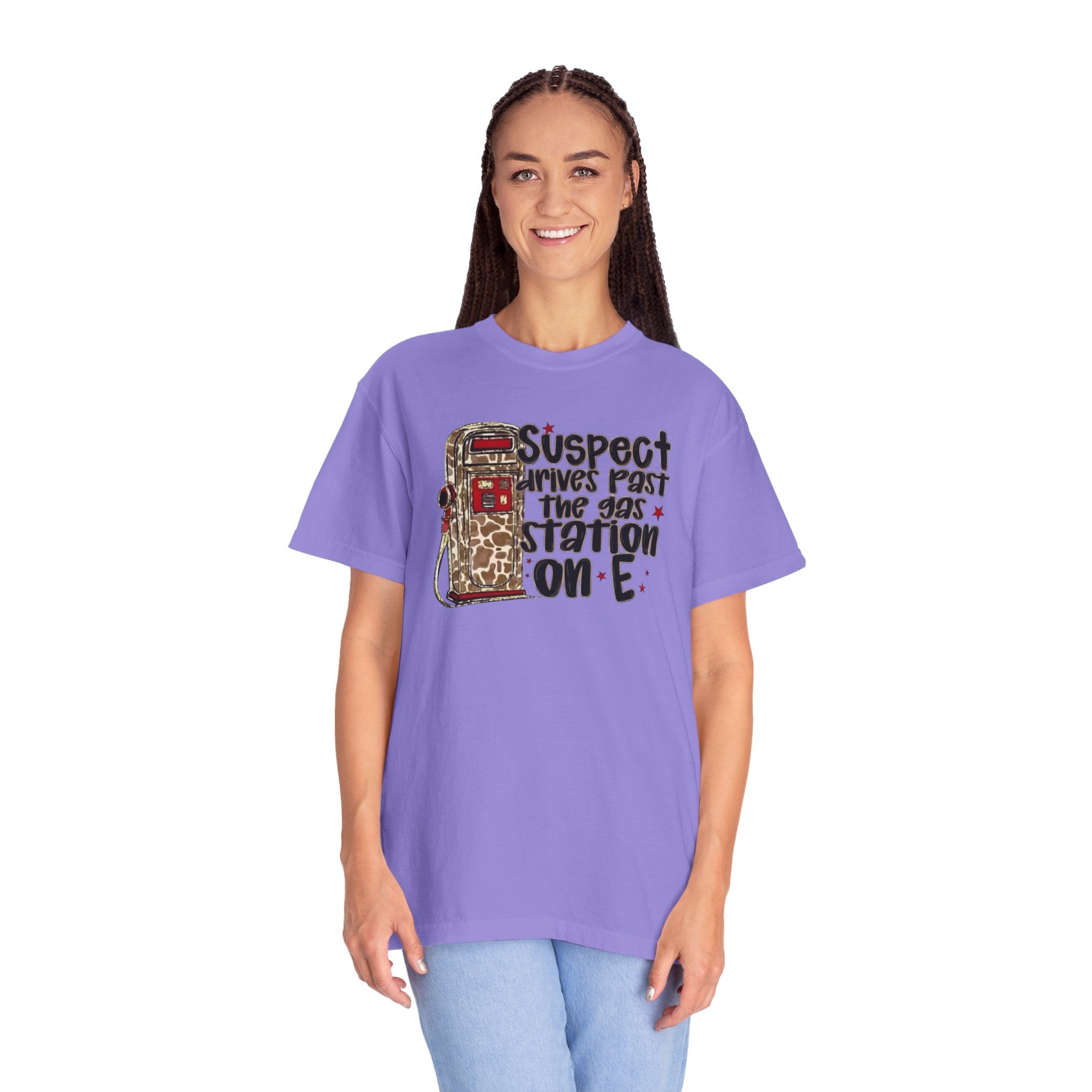 Suspect Drives on E Unisex T-Shirt
