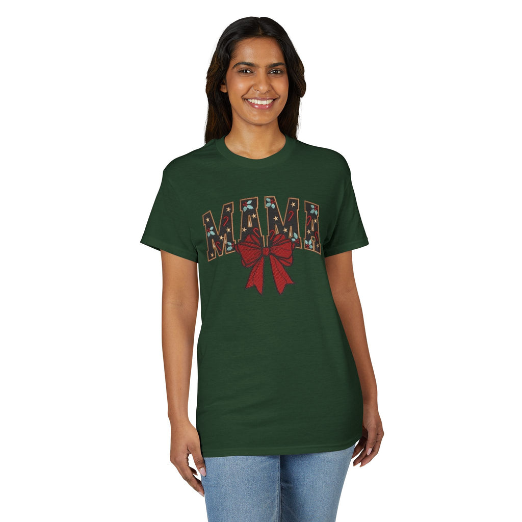 Festive Bow Mama Gildan unisex T-Shirt