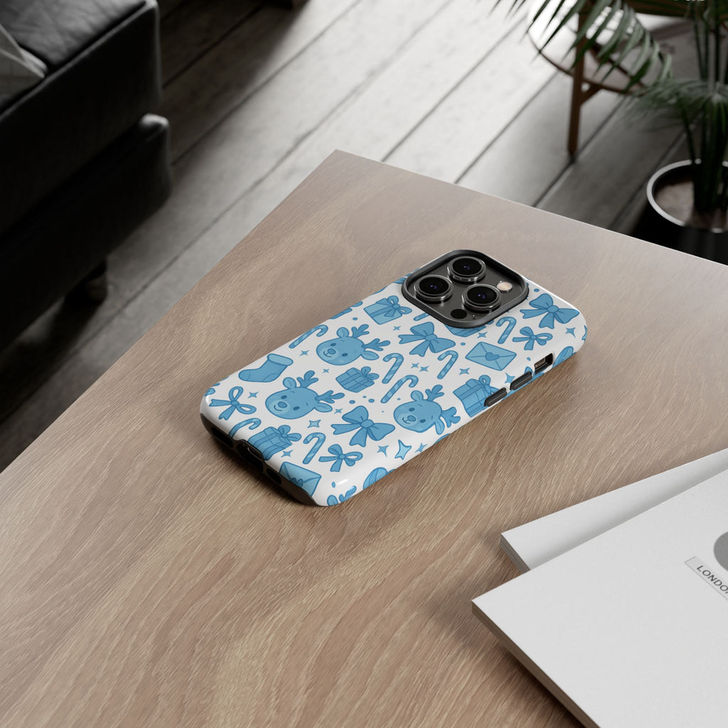 Cute Blue Christmas Phone Case
