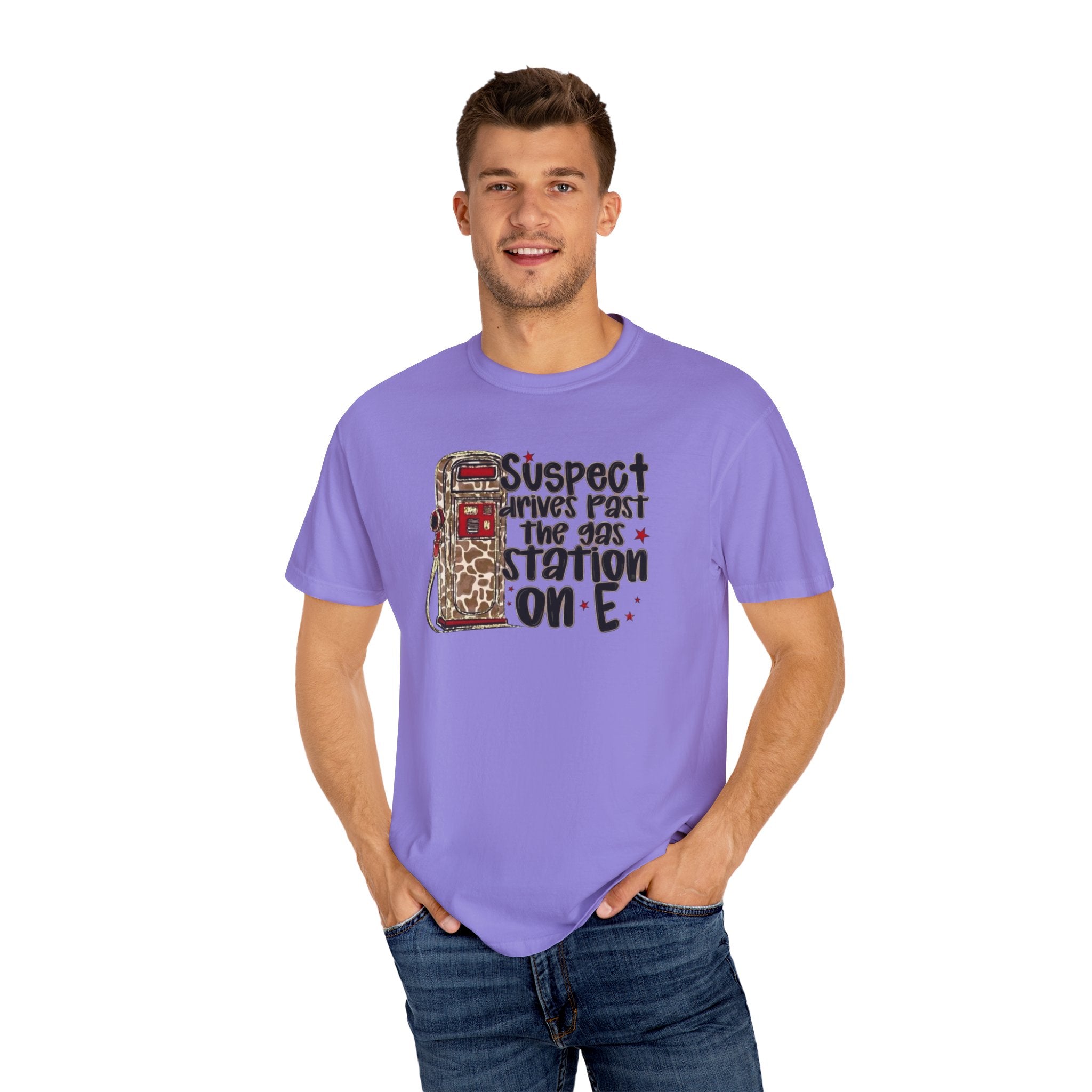 Suspect Drives on E Unisex T-Shirt
