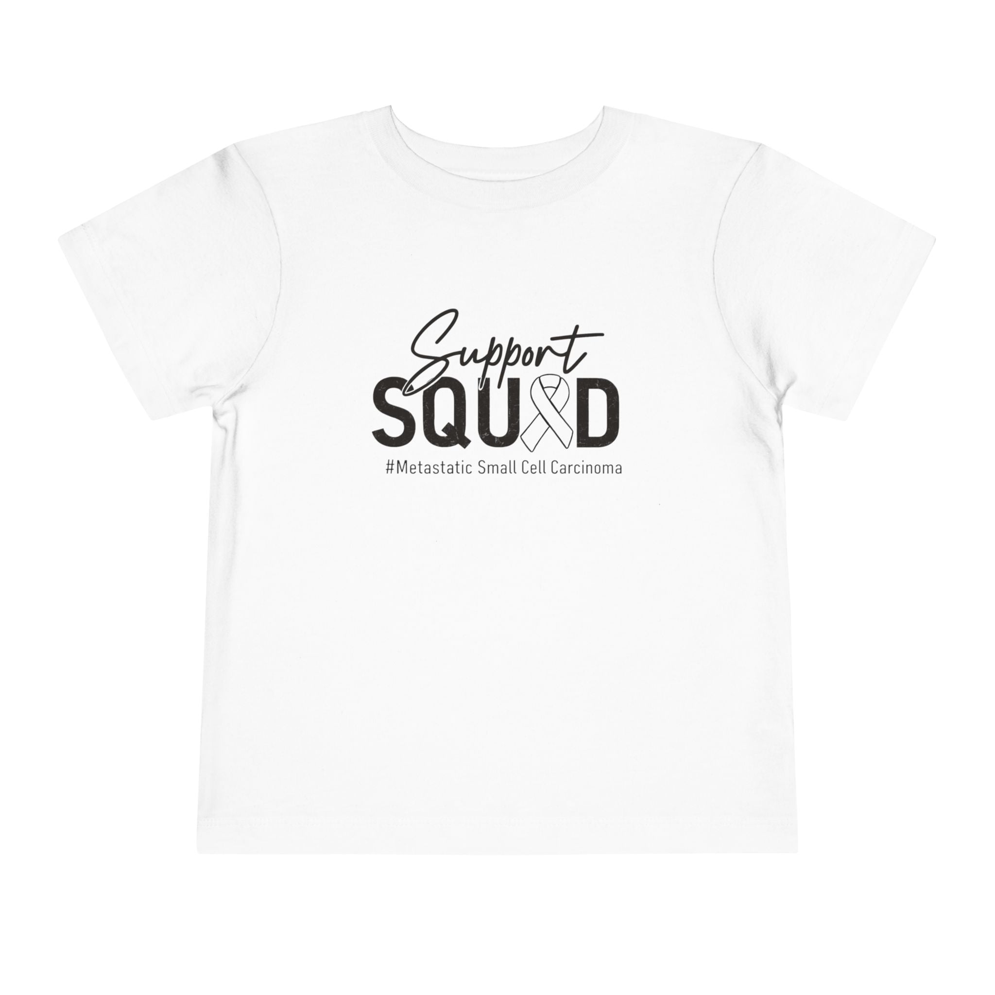 White Ribbon Support Toddler Tee