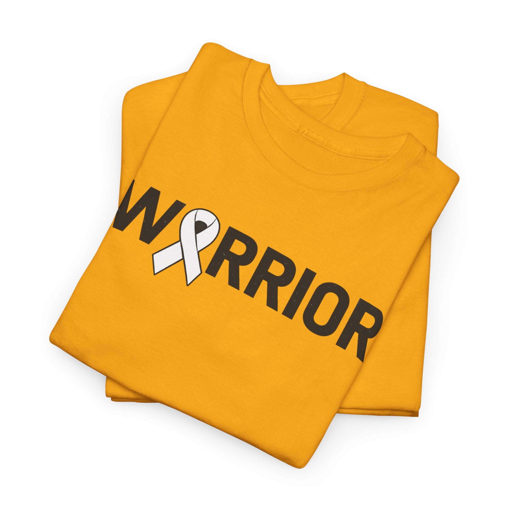 White Ribbon Warrior Unisex Gildan T-Shirt