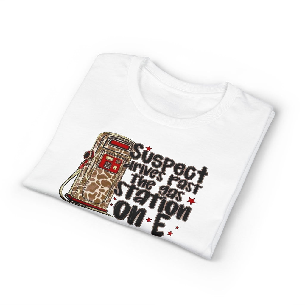 Suspect Drives on E unisex T-Shirt