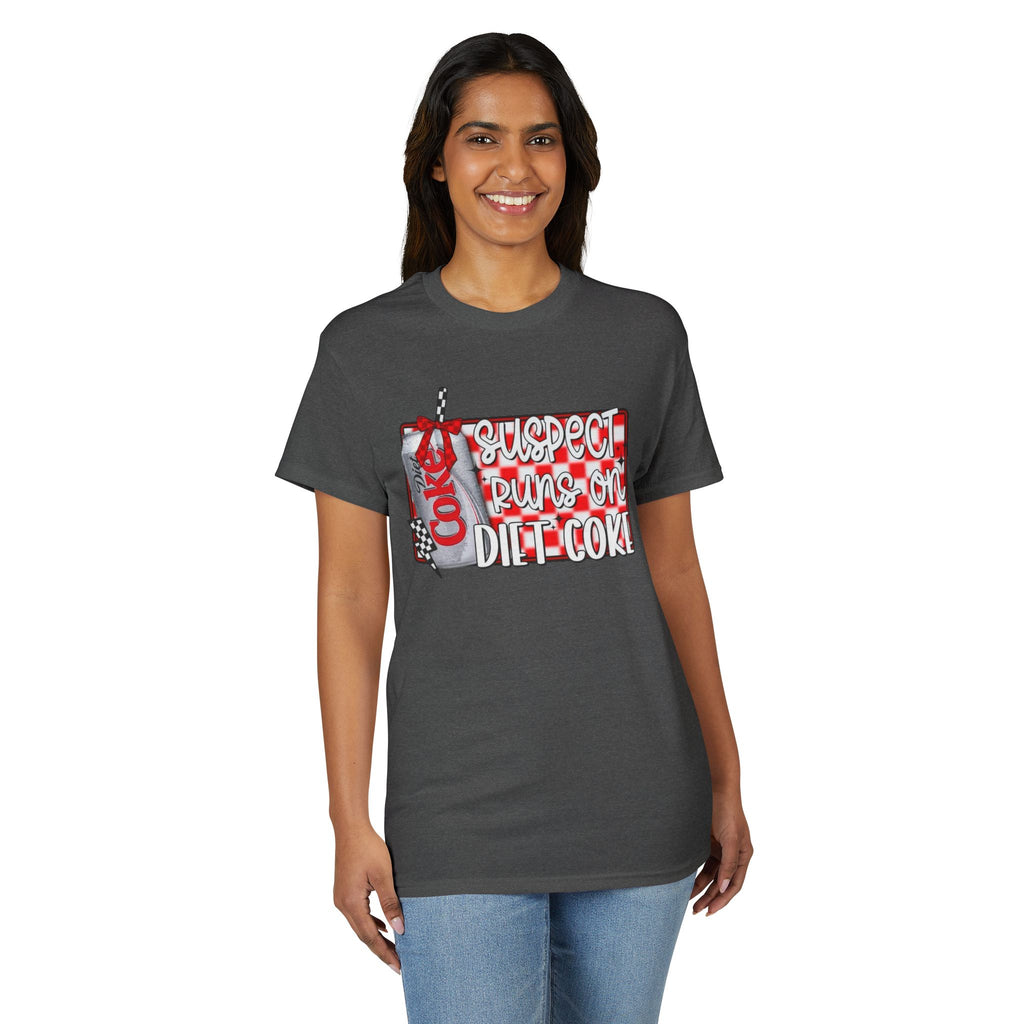 Suspects Runs on Diet Coke Gildan unisex T-Shirt