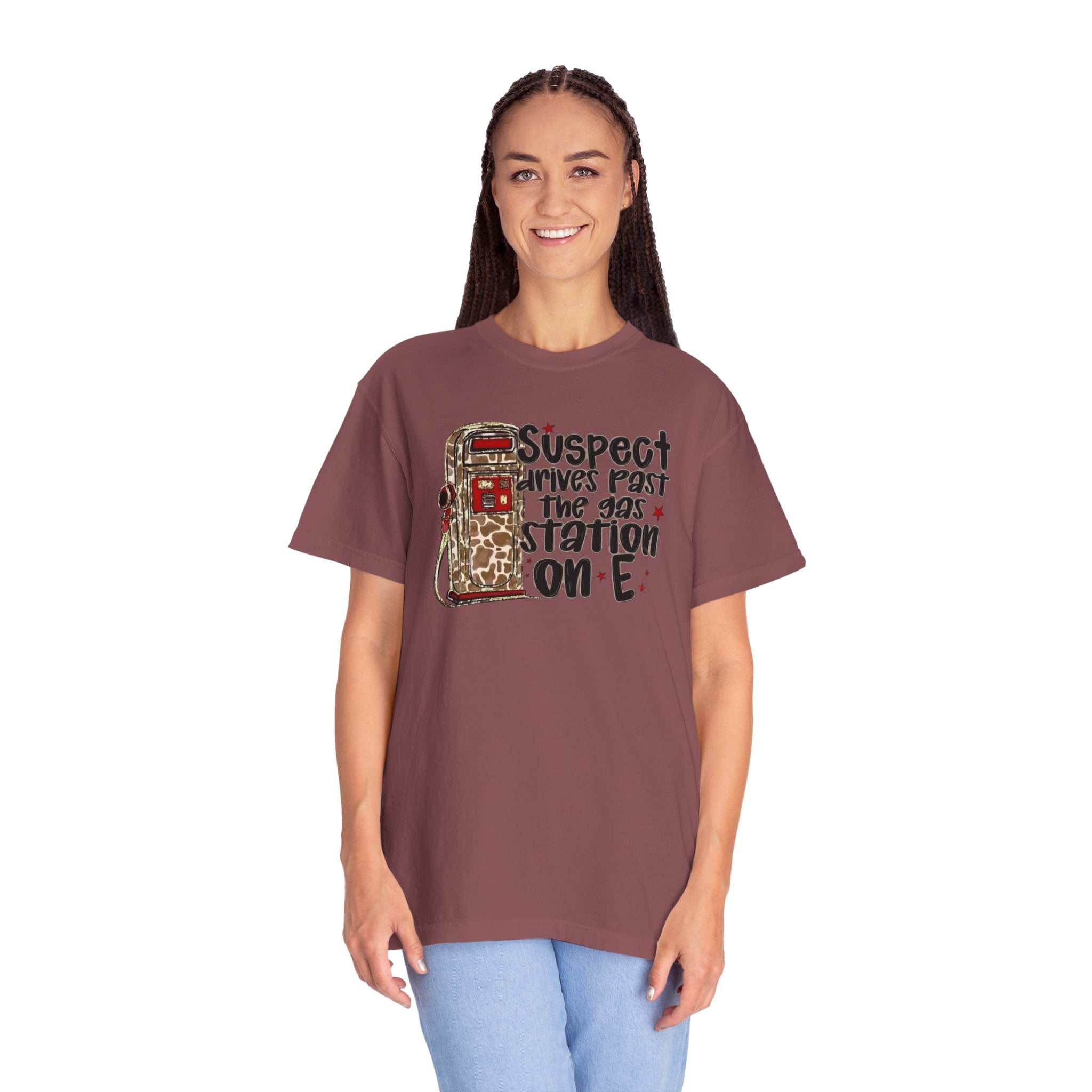 Suspect Drives on E Unisex T-Shirt