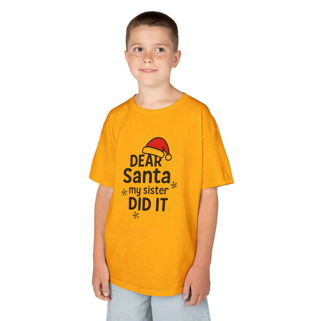 My Sister Did It Kids Tee