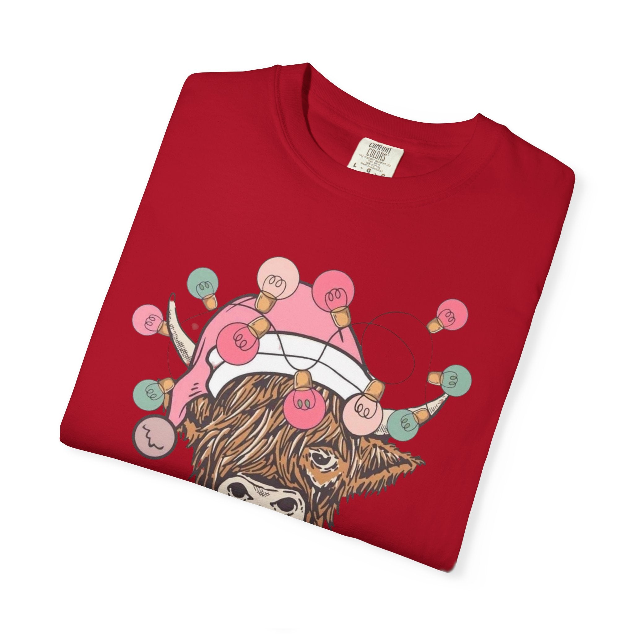 Christmas Cow Unisex T-Shirt