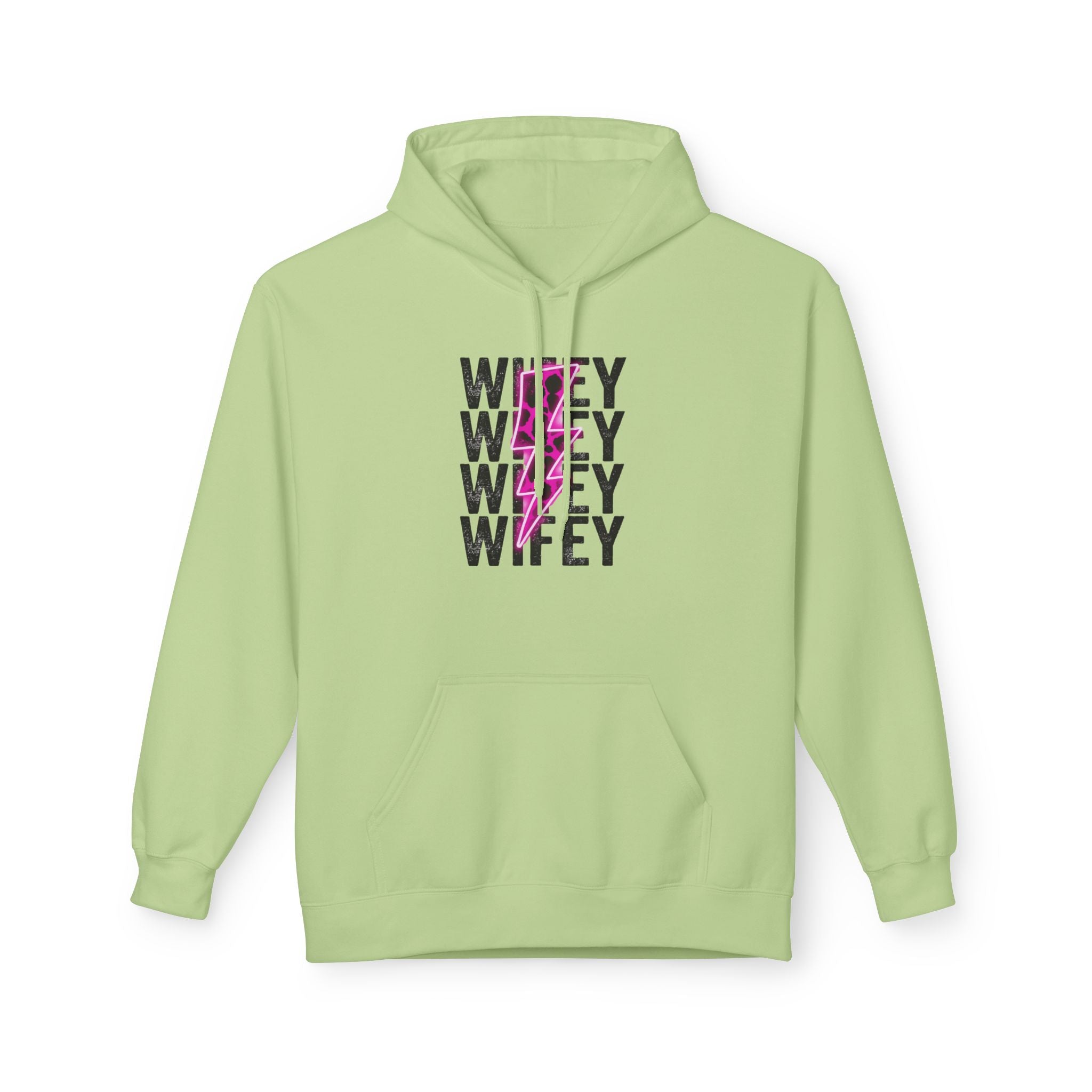 Pink Wifey Fleece Hoodie