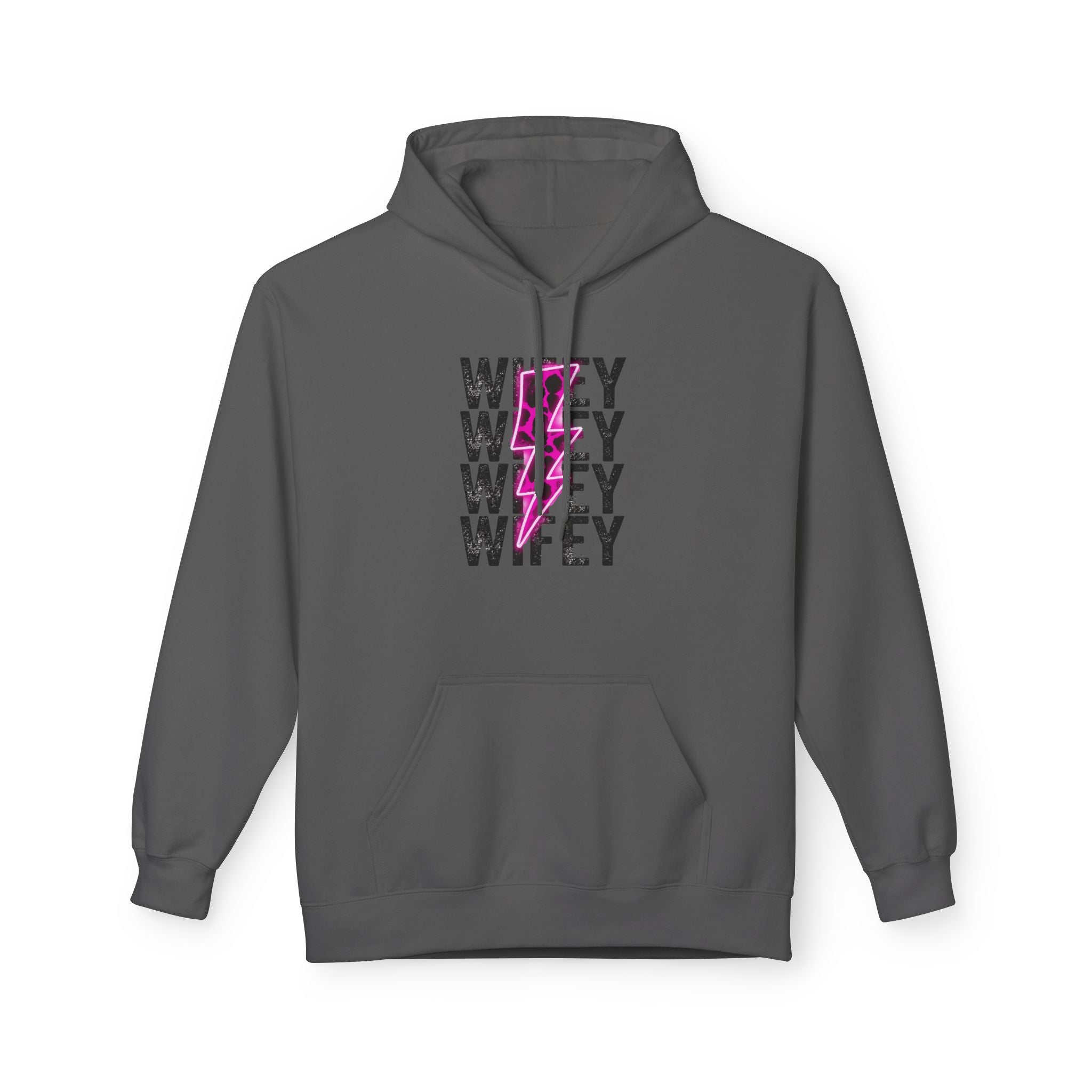 Pink Wifey Fleece Hoodie