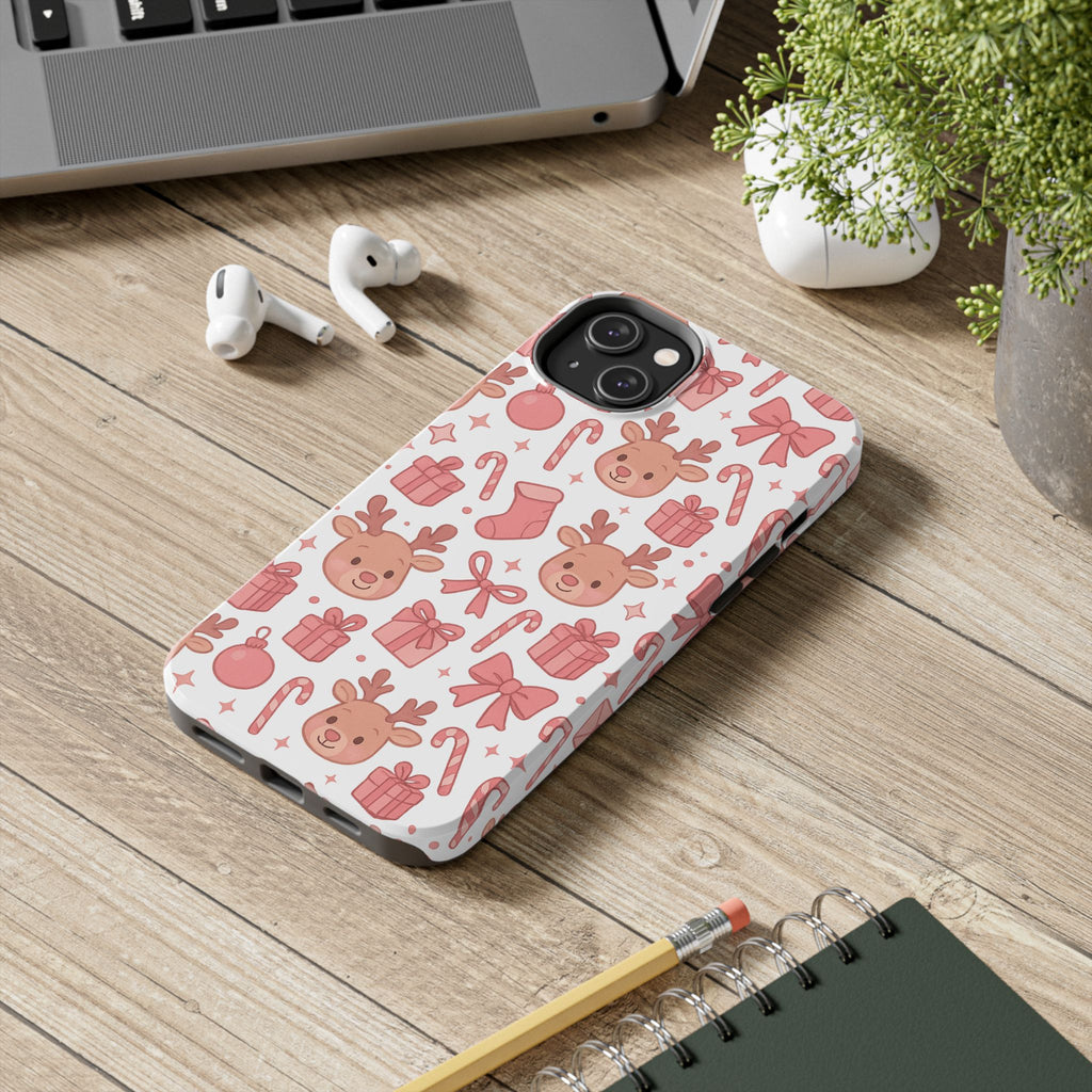 Cute Pink Christmas Phone Case