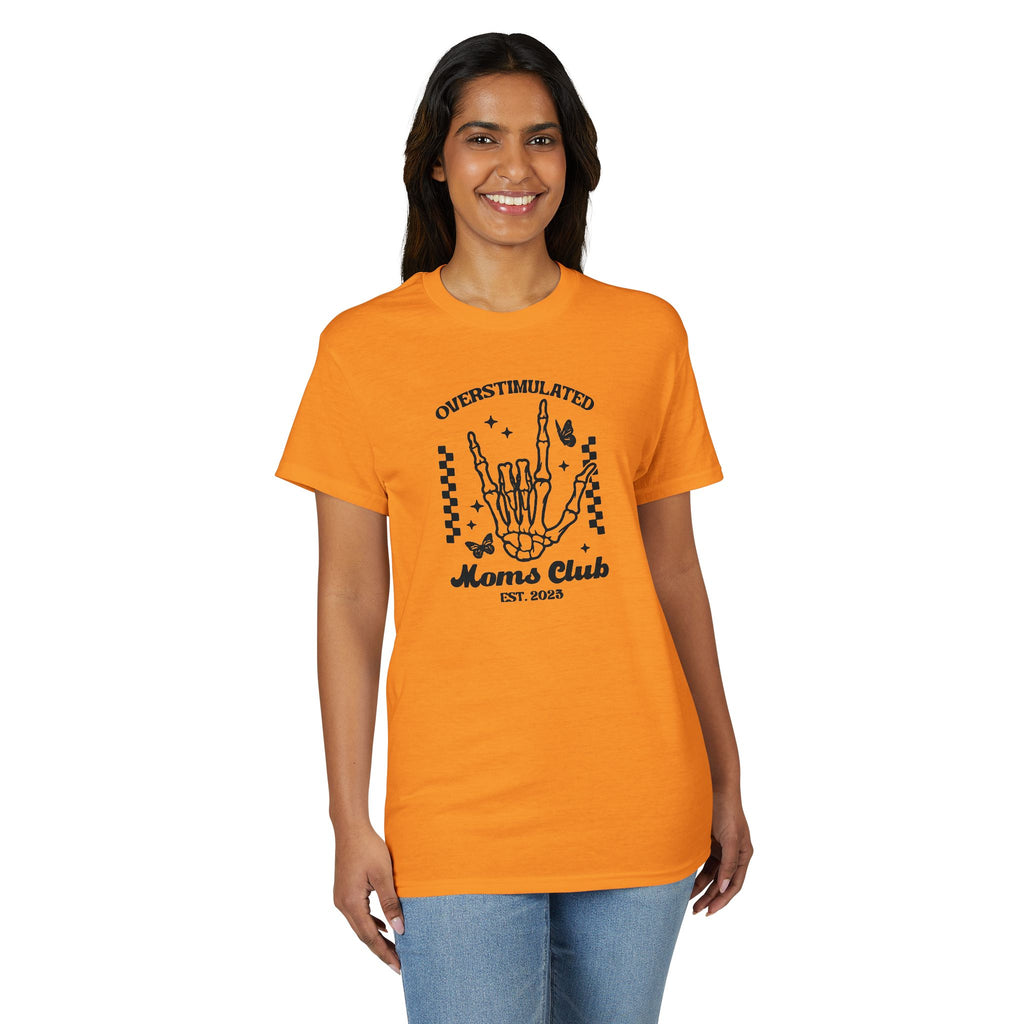 Overstimulated Moms Club Gildan unisex T-Shirt