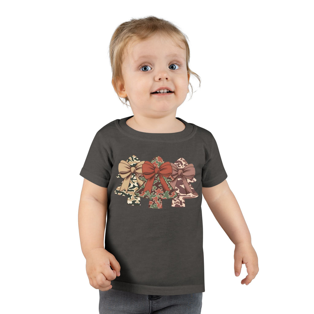 Camo Bow Trees Toddler T-Shirt