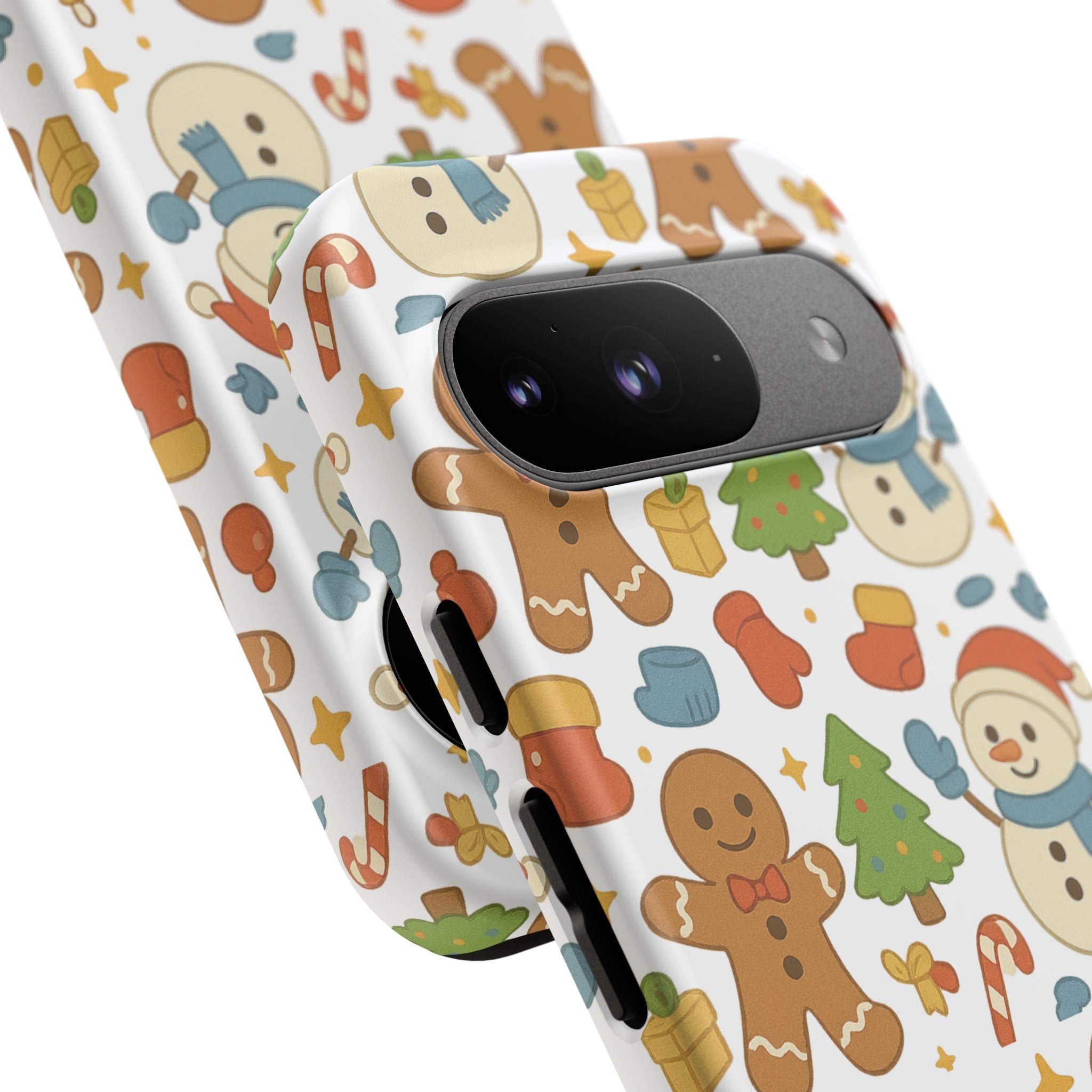 Cute Gingerbread/ Snowmen Christmas Phone Case