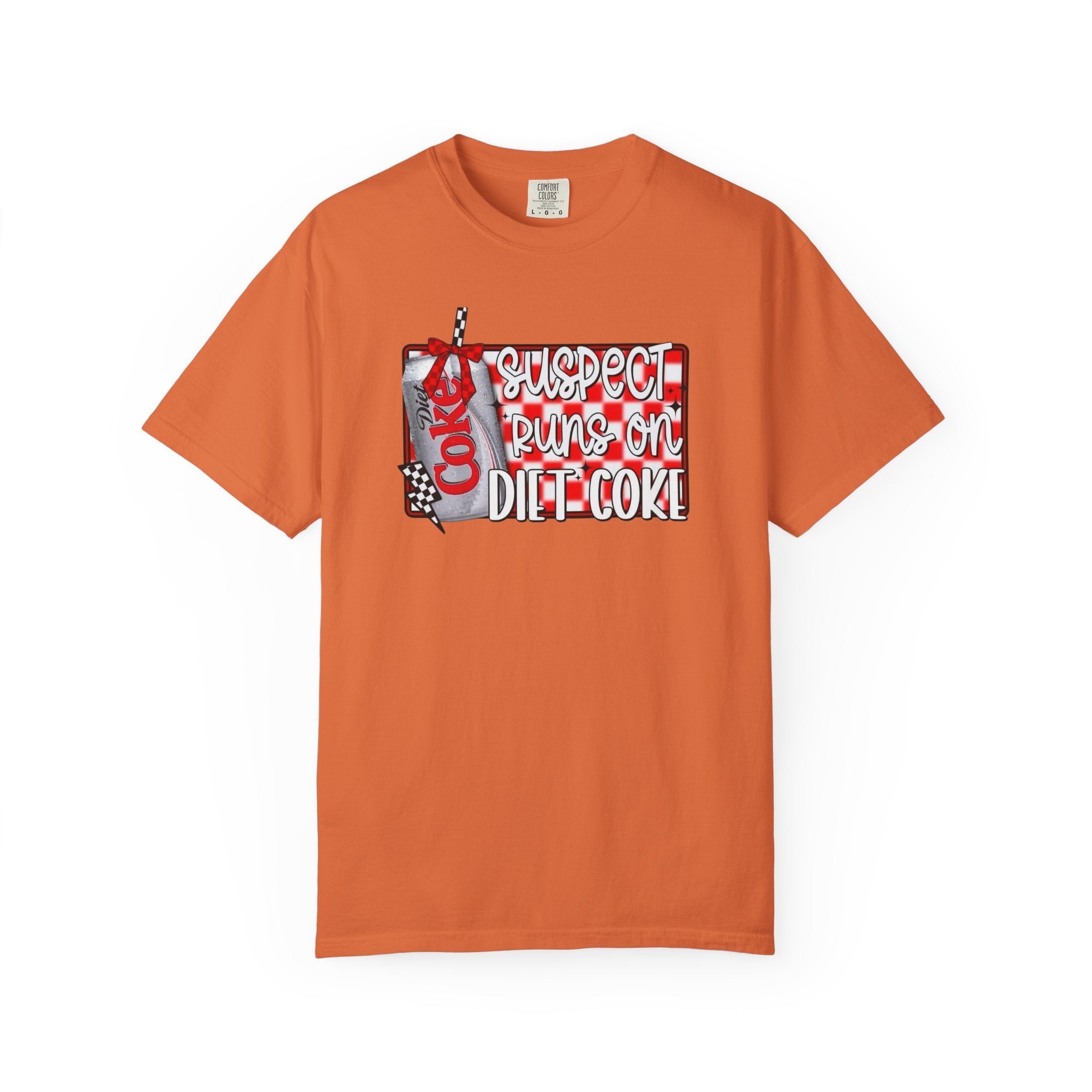 Suspect Runs on Diet Coke Unisex T-Shirt
