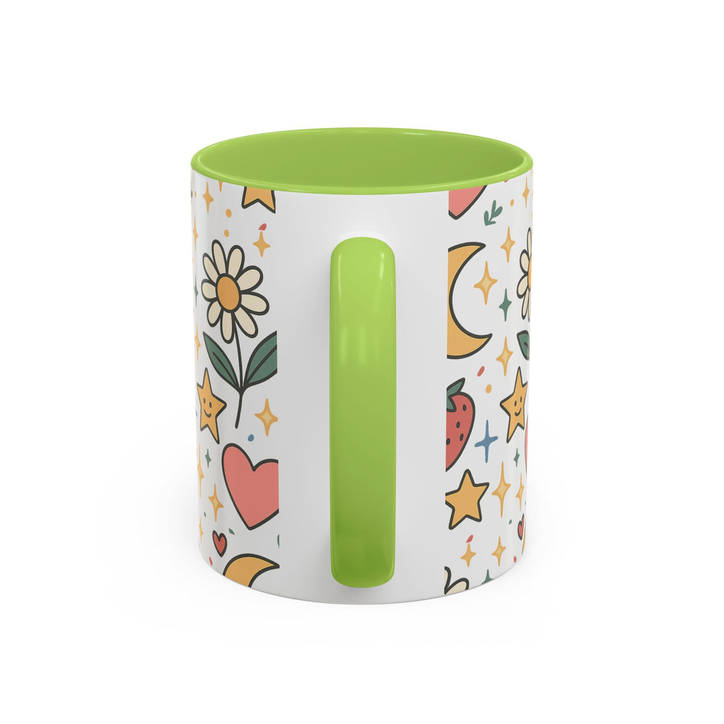Cute Strawberries/ Flowers Mug