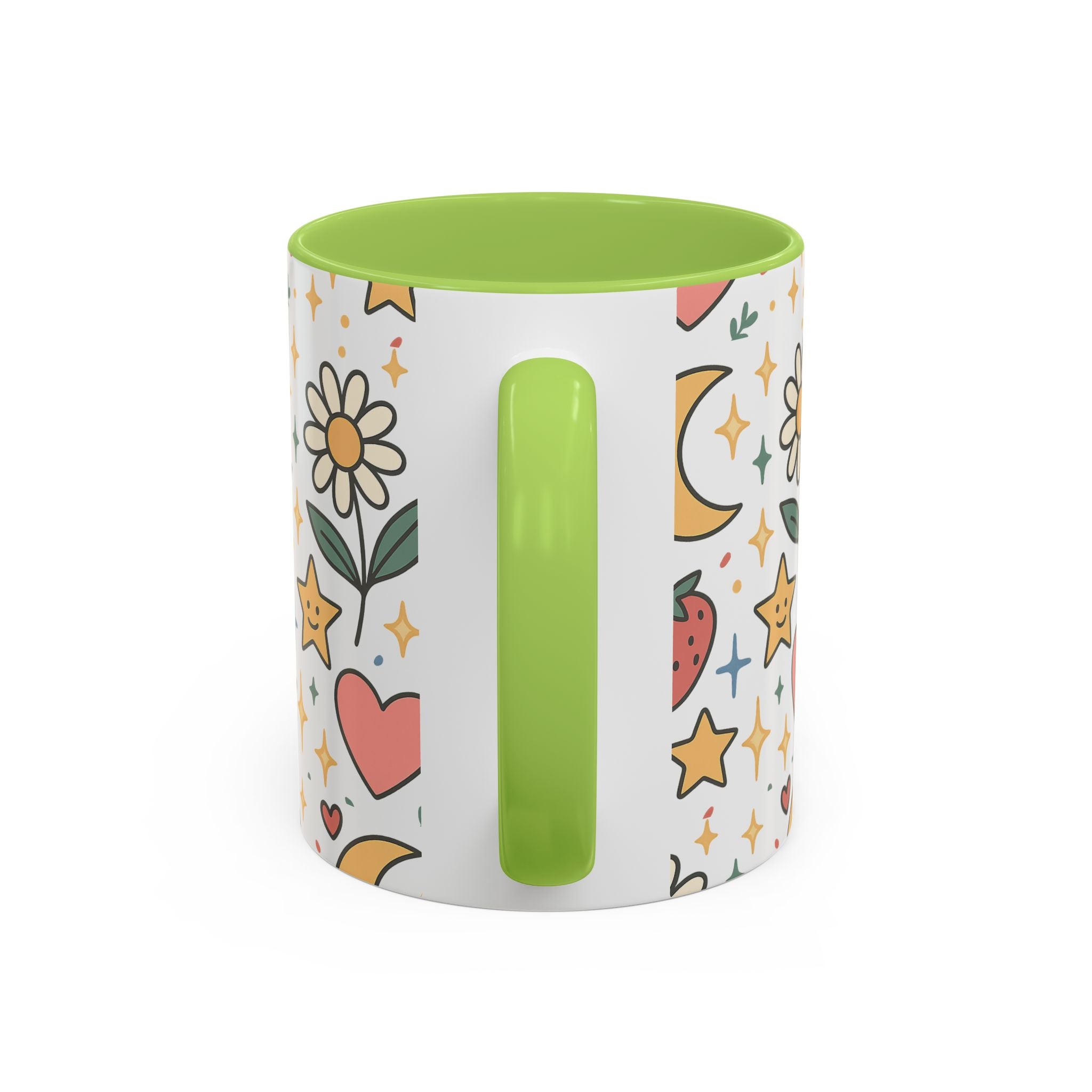 Cute Strawberries/ Flowers Mug