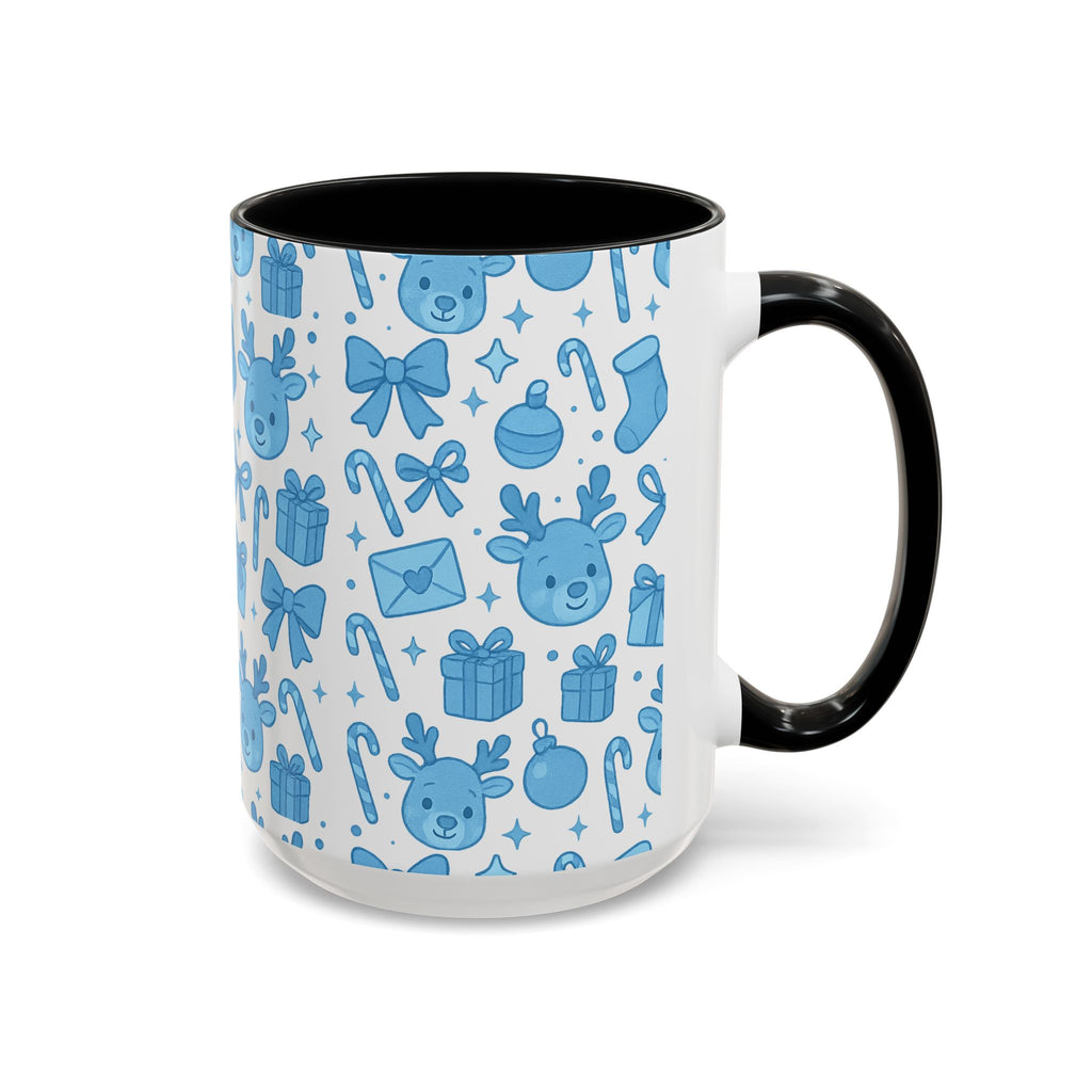 Cute Blue Christmas Mug