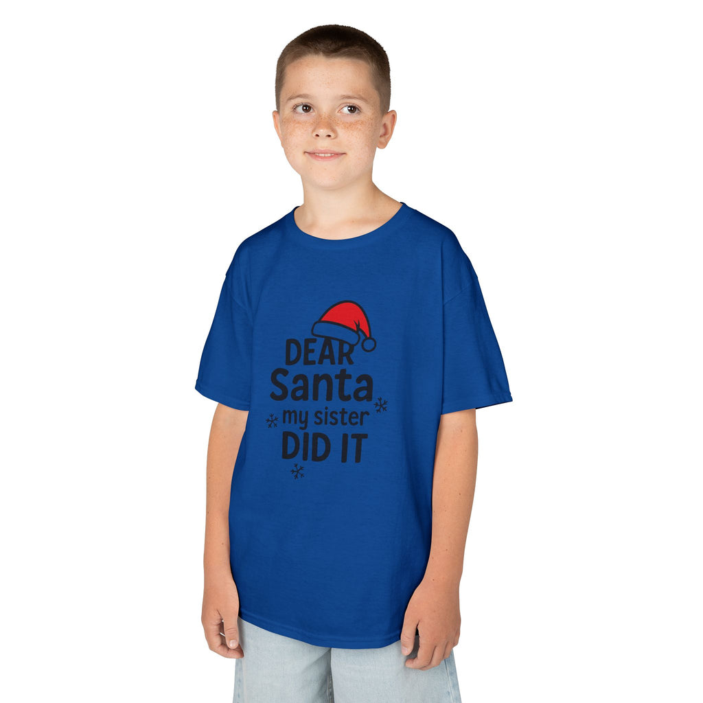 My Sister Did It Kids Tee